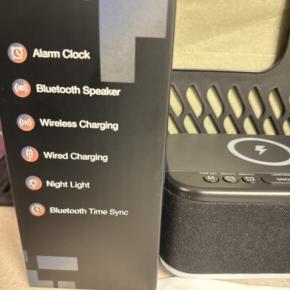 Fansbee Smart Bluetooth Alarm Clock Radio A21-B - Picture 5 of 16